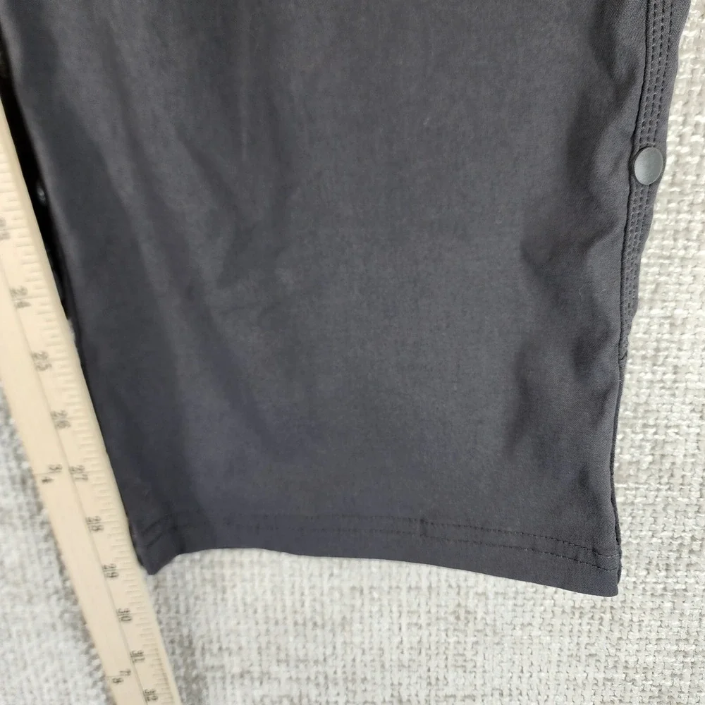 Prana Zion Cargo Pants Mens Large (36x29) Gray Roll Cuff Belted Hiking Casual